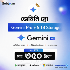 Gemini Pro 18 Month Subscription - No Warranty